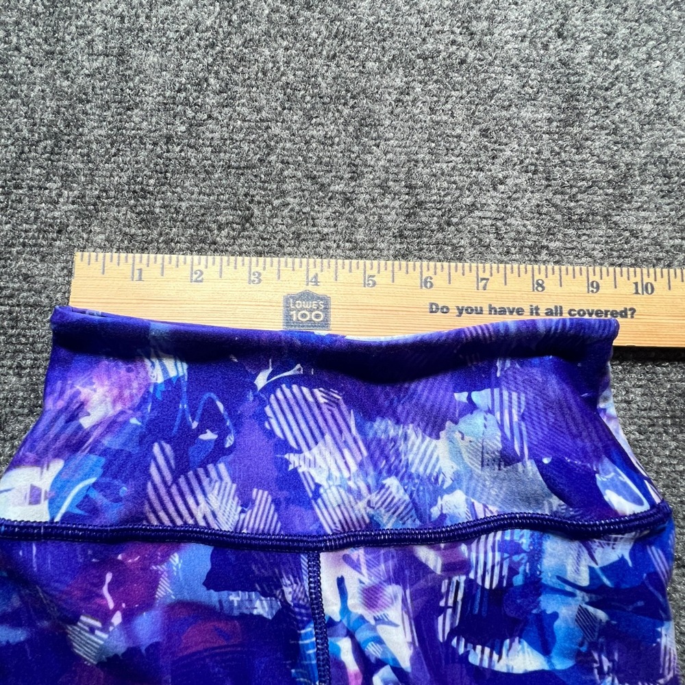 Peloton x WITH Wear It To Heart Blue Moves High Waist Bike Shorts XS Purple New - Picture 5 of 11